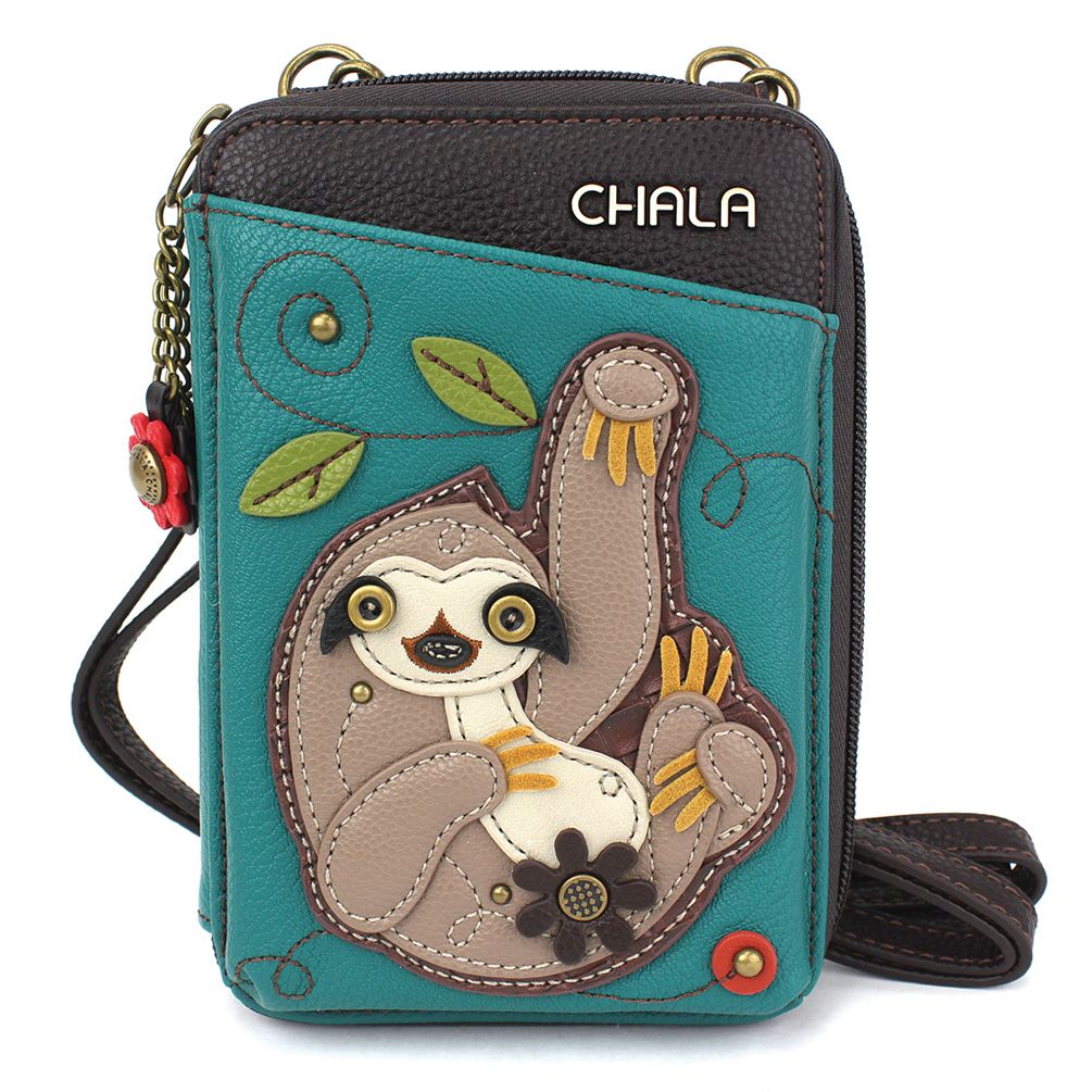 Chala Cell Phone Crossbody Sloth